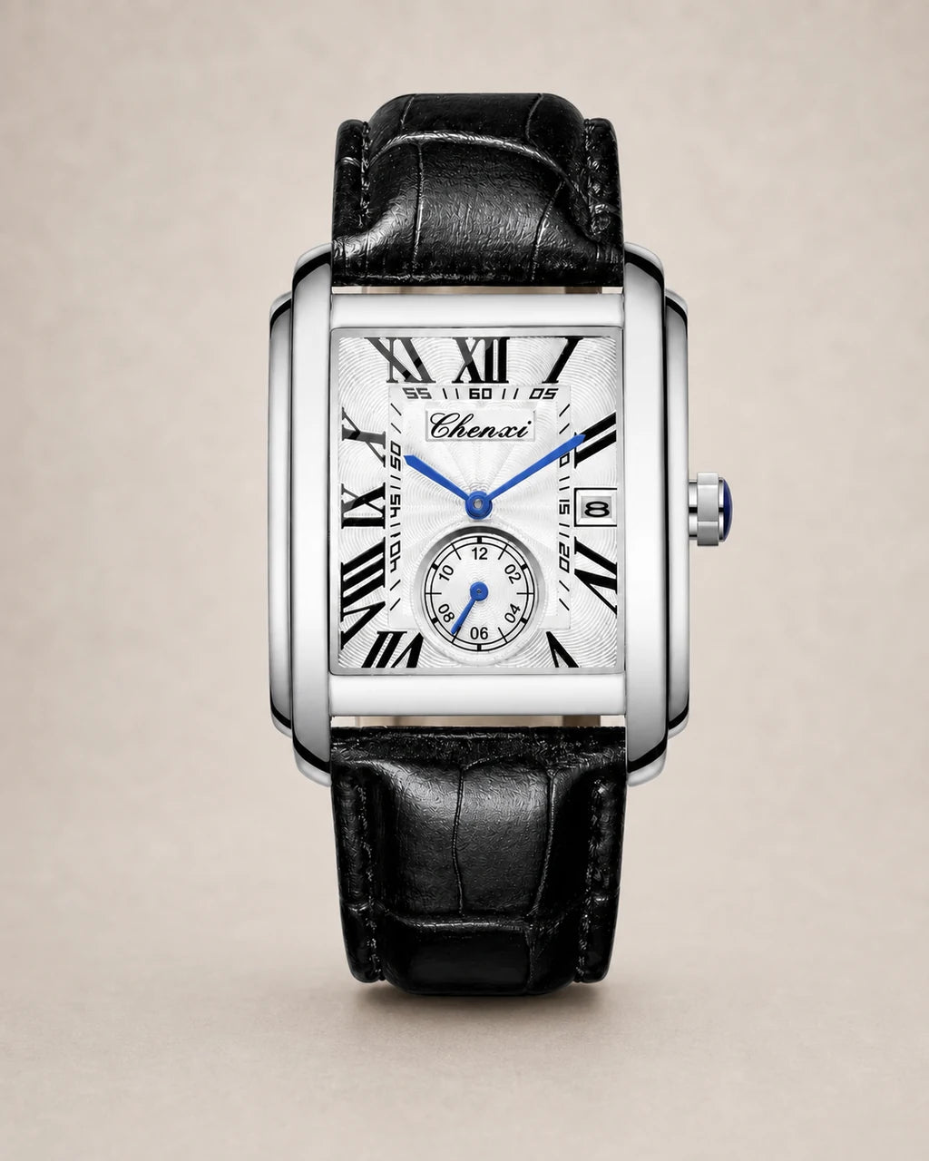 Relógio Masculino Quartz Windsor Silver White