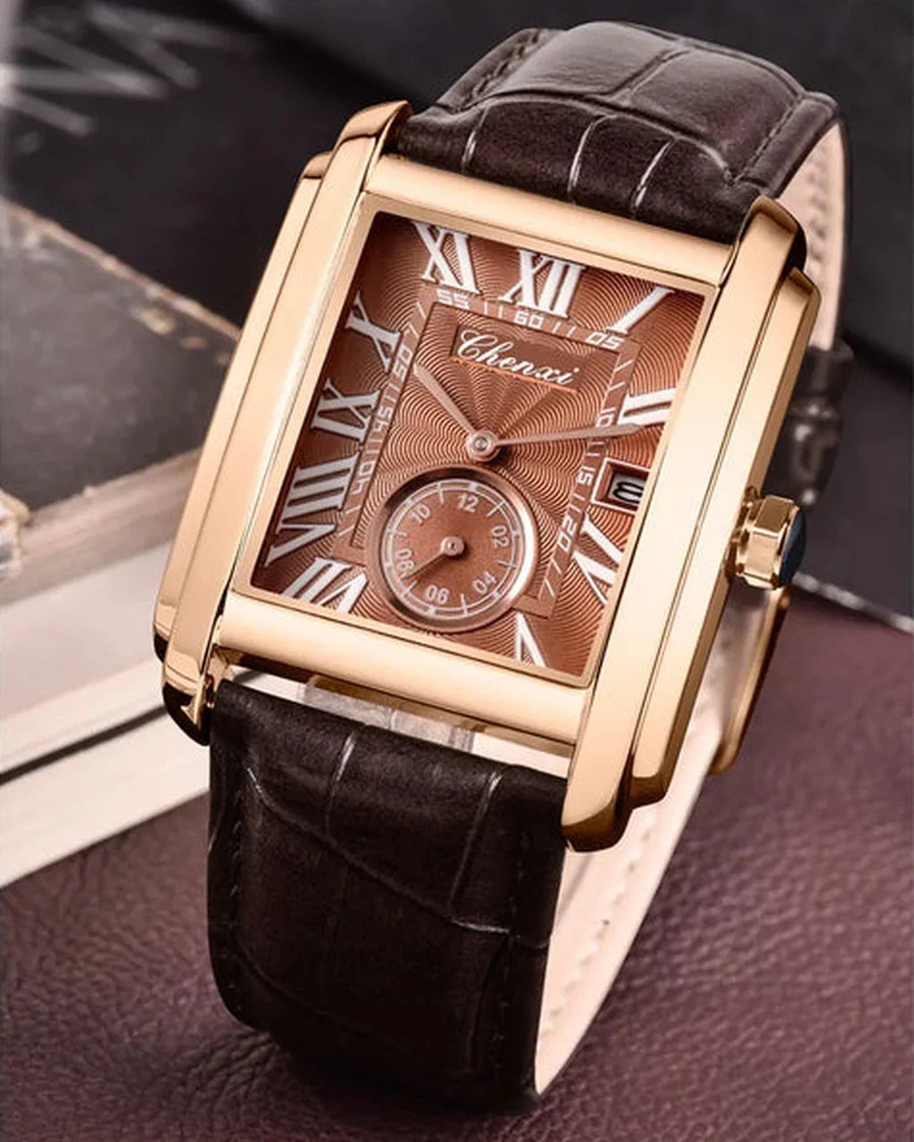 Relógio Masculino Quartz Windsor Brown