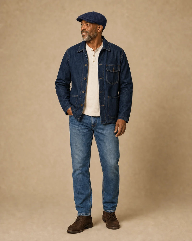 Look casual masculino com Boina Galway Navy
