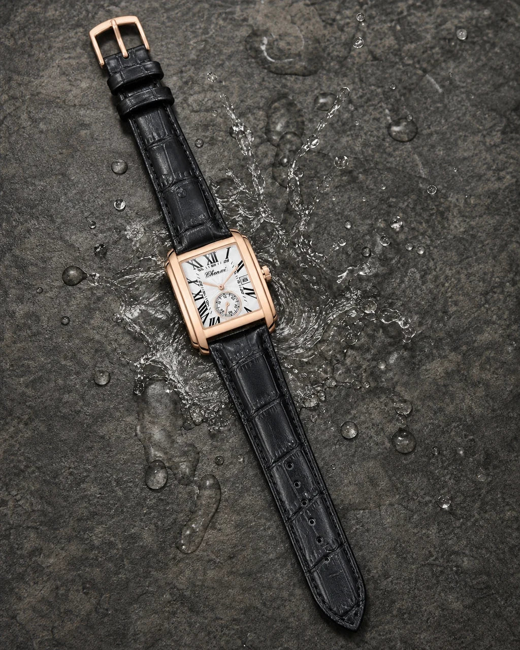 Relógio Masculino Quartz Windsor Rose White