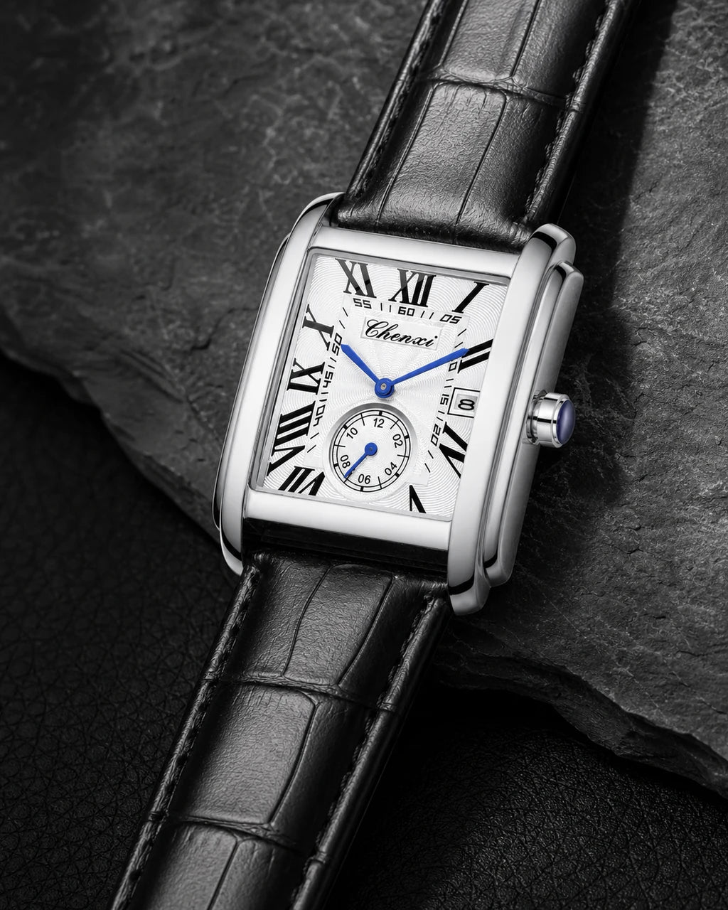 Relógio Masculino Quartz Windsor Silver White