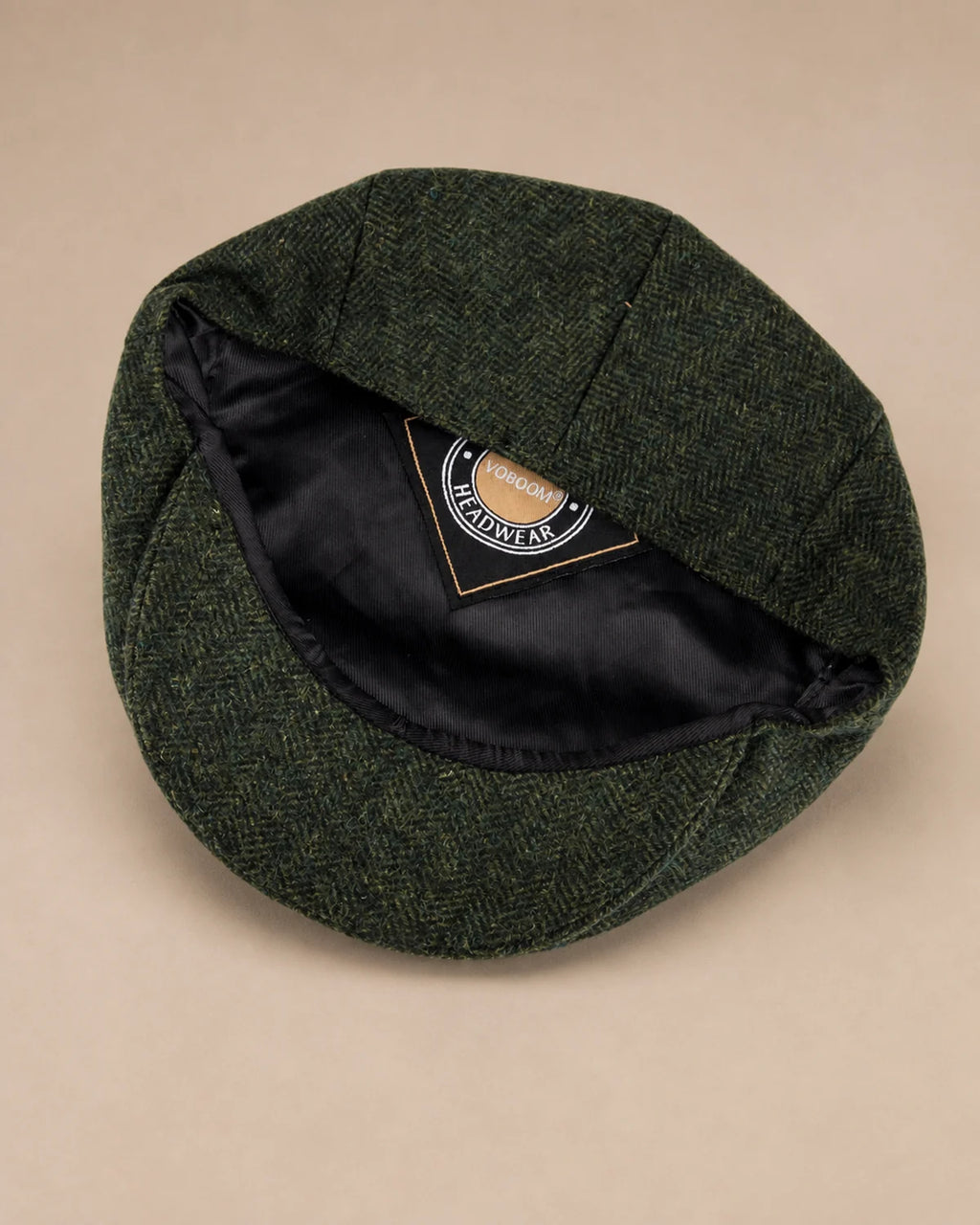 Parte interna da Boina Dublin Army Green com forro