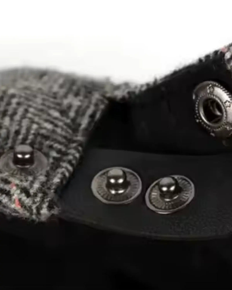 Boina Masculina Inglesa Algodão Dark Grey