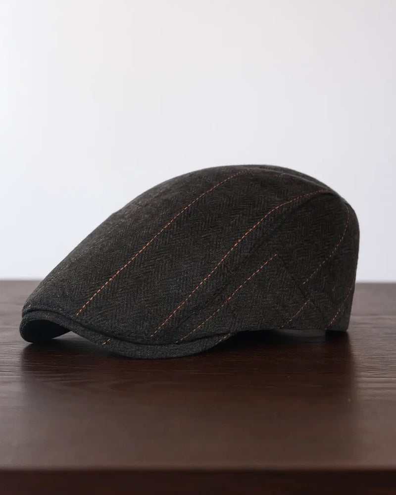 Boina Masculina Inglesa Algodão Dark Grey