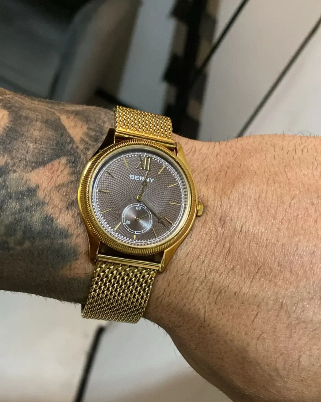 Pulseira Relógio Masculino Aço Inox